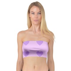 Violet Heart Bandeau Top by snowwhitegirl