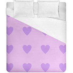 Violet Heart Duvet Cover (california King Size)