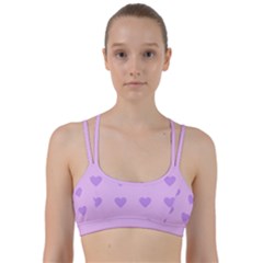 Violet Heart Line Them Up Sports Bra by snowwhitegirl