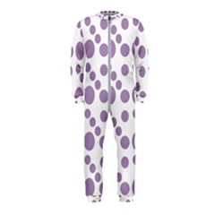 Violet Dots Onepiece Jumpsuit (kids) by snowwhitegirl