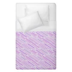 Silly Stripes Lilac Duvet Cover (single Size) by snowwhitegirl