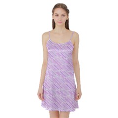 Silly Stripes Lilac Satin Night Slip by snowwhitegirl