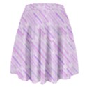 Silly Stripes Lilac High Waist Skirt View2