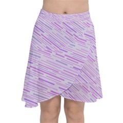 Silly Stripes Lilac Chiffon Wrap by snowwhitegirl