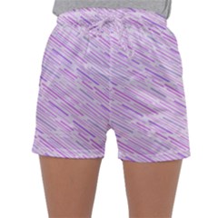 Silly Stripes Lilac Sleepwear Shorts by snowwhitegirl