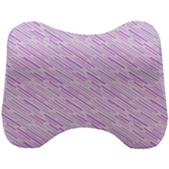 Silly Stripes Lilac Head Support Cushion