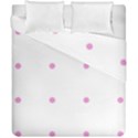 Pink Dots Duvet Cover Double Side (California King Size) View1