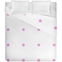 Pink Dots Duvet Cover Double Side (California King Size) View2