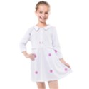 Pink Dots Kids  Quarter Sleeve Shirt Dress View1