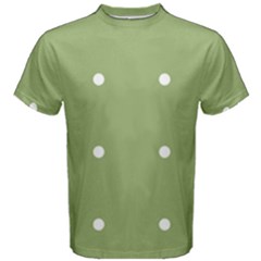 Olive Dots Men s Cotton Tee by snowwhitegirl