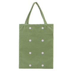 Olive Dots Classic Tote Bag by snowwhitegirl