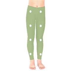 Olive Dots Kids  Legging by snowwhitegirl