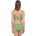 Olive Dots Cage Up Bikini Set View2