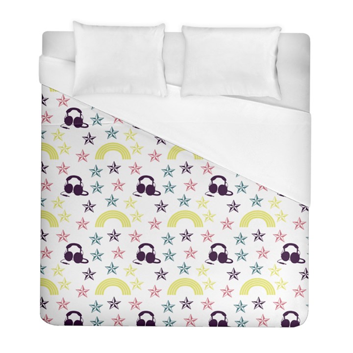 Music Stars Duvet Cover (Full/ Double Size)