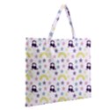 Music Stars Zipper Large Tote Bag View2