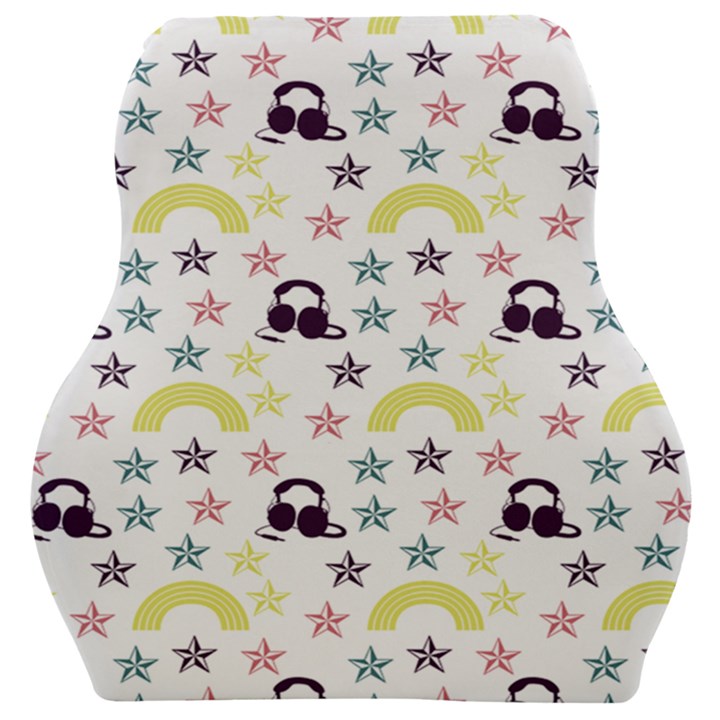 Music Stars Car Seat Velour Cushion 