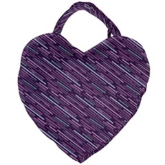 Silly Stripes Giant Heart Shaped Tote by snowwhitegirl