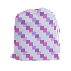 Geometric Squares Drawstring Pouches (xxl)