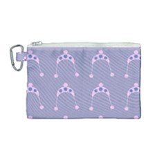 Pink Hat Canvas Cosmetic Bag (medium) by snowwhitegirl