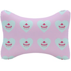 Pink Cupcake Seat Head Rest Cushion by snowwhitegirl