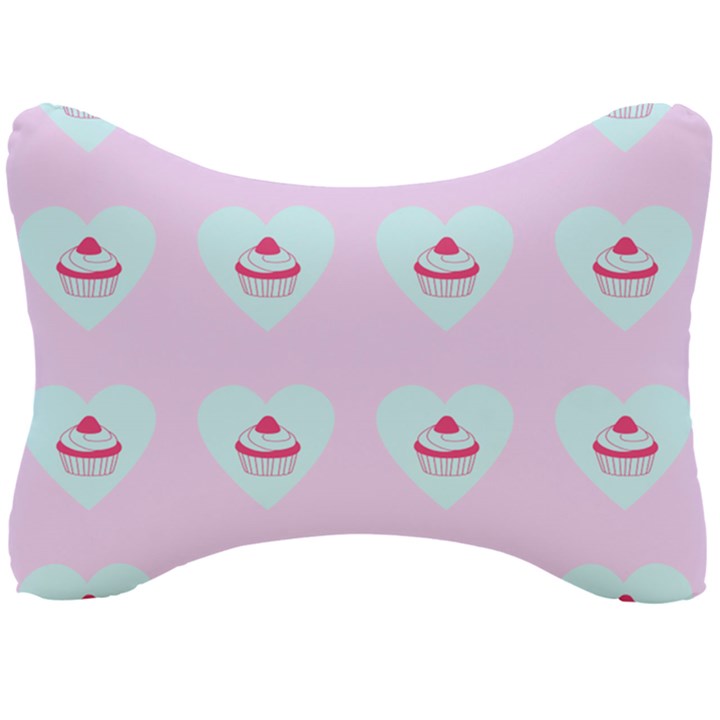 Pink Cupcake Seat Head Rest Cushion