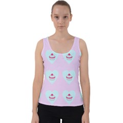 Pink Cupcake Velvet Tank Top