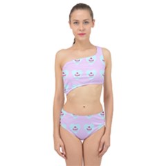 Pink Cupcake Spliced Up Two Piece Swimsuit by snowwhitegirl