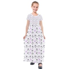 Black Hats Kids  Short Sleeve Maxi Dress by snowwhitegirl