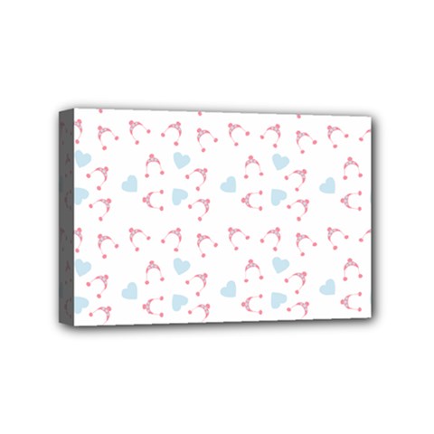 Pink Hats Mini Canvas 6  X 4  by snowwhitegirl