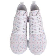 Pink Hats Men s Lightweight High Top Sneakers