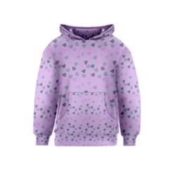 Heart Drops Violet Kids  Pullover Hoodie by snowwhitegirl