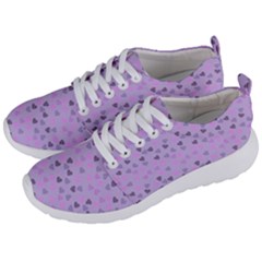 Heart Drops Violet Men s Lightweight Sports Shoes by snowwhitegirl