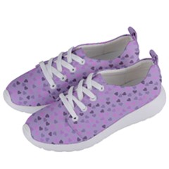 Heart Drops Violet Women s Lightweight Sports Shoes by snowwhitegirl