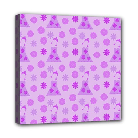 Purple Dress Mini Canvas 8  X 8  by snowwhitegirl