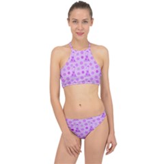 Purple Dress Racer Front Bikini Set by snowwhitegirl