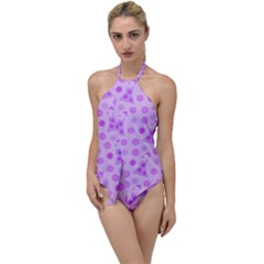 Purple Dress Go With The Flow One Piece Swimsuit