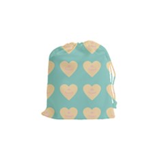 Teal Cupcakes Drawstring Pouches (small)  by snowwhitegirl