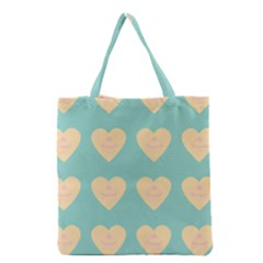 Teal Cupcakes Grocery Tote Bag by snowwhitegirl