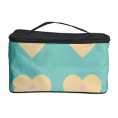 Teal Cupcakes Cosmetic Storage Case by snowwhitegirl