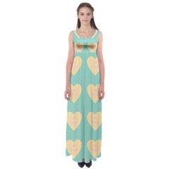 Teal Cupcakes Empire Waist Maxi Dress by snowwhitegirl