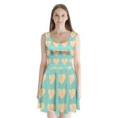 Teal Cupcakes Split Back Mini Dress  by snowwhitegirl