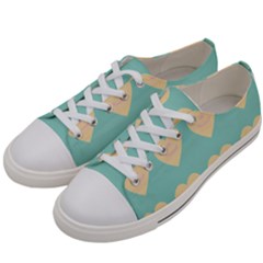 Teal Cupcakes Women s Low Top Canvas Sneakers by snowwhitegirl