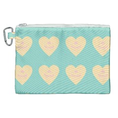 Teal Cupcakes Canvas Cosmetic Bag (xl) by snowwhitegirl