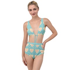 Teal Cupcakes Tied Up Two Piece Swimsuit by snowwhitegirl