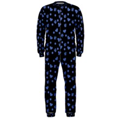 Blue Hearts Onepiece Jumpsuit (men)  by snowwhitegirl