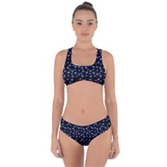 Blue Hearts Criss Cross Bikini Set by snowwhitegirl