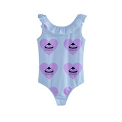 Blue Cupcake Kids  Frill Swimsuit