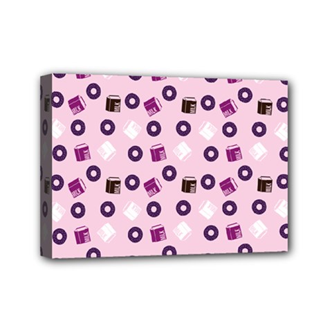 Pink Donuts Mini Canvas 7  X 5  by snowwhitegirl