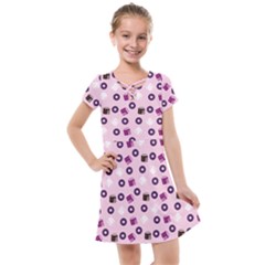 Pink Donuts Kids  Cross Web Dress