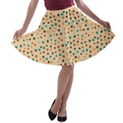 Vintage Hearts A-line Skater Skirt by snowwhitegirl